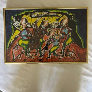 Jazz Quartet Pen & Ink Artwork by Michael A. Taylor